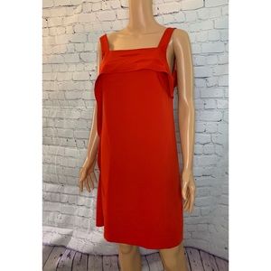 Antonio MELANI beautiful red dress size 2 cocktail summer